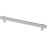 Essentials 5-1/16 in. (128mm) Center-to-Center Wrapped Matte Black Bar Pull (24-Pack) - Super Arbor