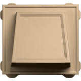 6 in. Hooded Siding Vent #045-Sandstone Maple - Super Arbor