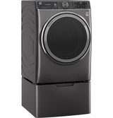 GE UltraFresh Vent System 5-cu ft Stackable Steam Cycle Front-Load Washer (Sapphire Blue) ENERGY STAR