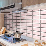 DIY Set 20x10cm Mosaic Kitchen Tile Stickers Bathroom Self-Adhesive Decor Waterproof