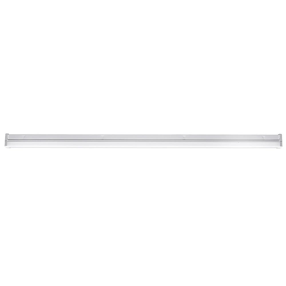 4 ft. 100-Watt Equivalent Integrated LED White Strip Light Fixture 5000K Linkable High Output 5000 Lumens Dimmable - Super Arbor