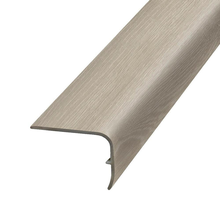 PERFORMANCE ACCESSORIES Feather Vinyl Stair Nose Molding — 1.32 in. Thick x 1.88 in. Wide x 78.7 in. Length