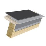 2-1/8 in. x 1 in. x 10 ft. Aluminum Eave Drip Flashing