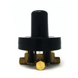 Hotel de Ville Single-Handle Square 1 Spray Setting Shower Faucet in Matte Black with Pressure Balance Valve - Super Arbor