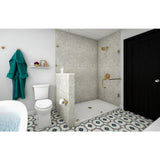 Ballast 66 in. x 36 in. Single Threshold Shower Base in White - Super Arbor