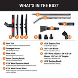 1-7/8 in. and 2-1/2 in. Heavy-Duty Cleaning Accessory Kit for RIDGID Wet/Dry Shop Vacuums - Super Arbor