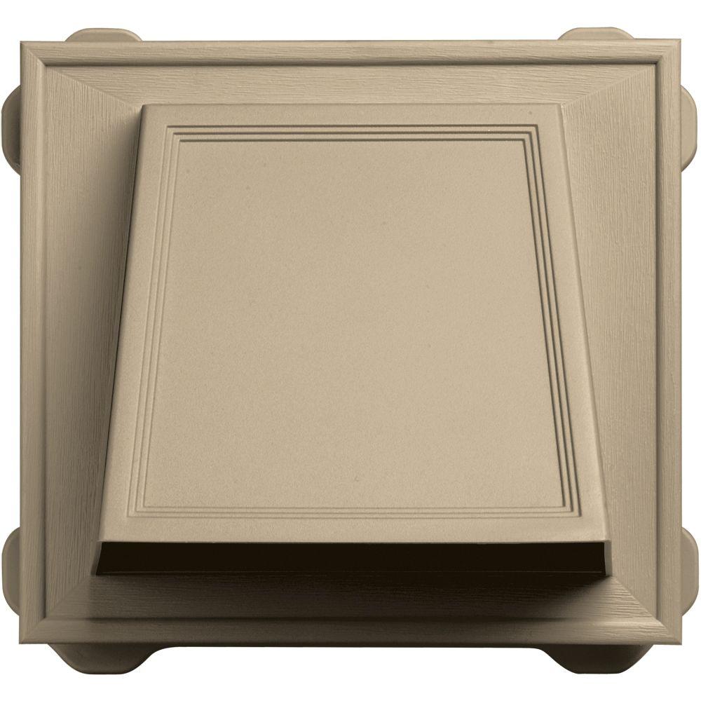 6 in. Hooded Siding Vent #013-Light Almond - Super Arbor