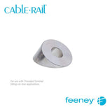 Feeney 9/32 in. I.D. Stainless Steel Bevel Washer for Terminal for Cable Railing System (4-Pack)