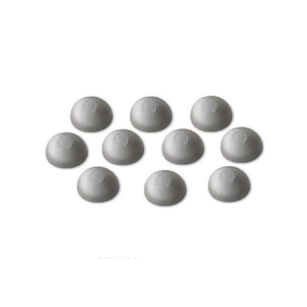 Feeney 7/16 in. Plastic Gray Dome End Cap for Cable Railing System (10-Pack)