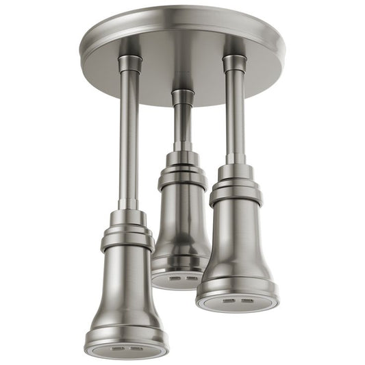 Delta Universal Showering Components Stainless 1-Spray Rain Shower Head 2.5-GPM (9.5-LPM)