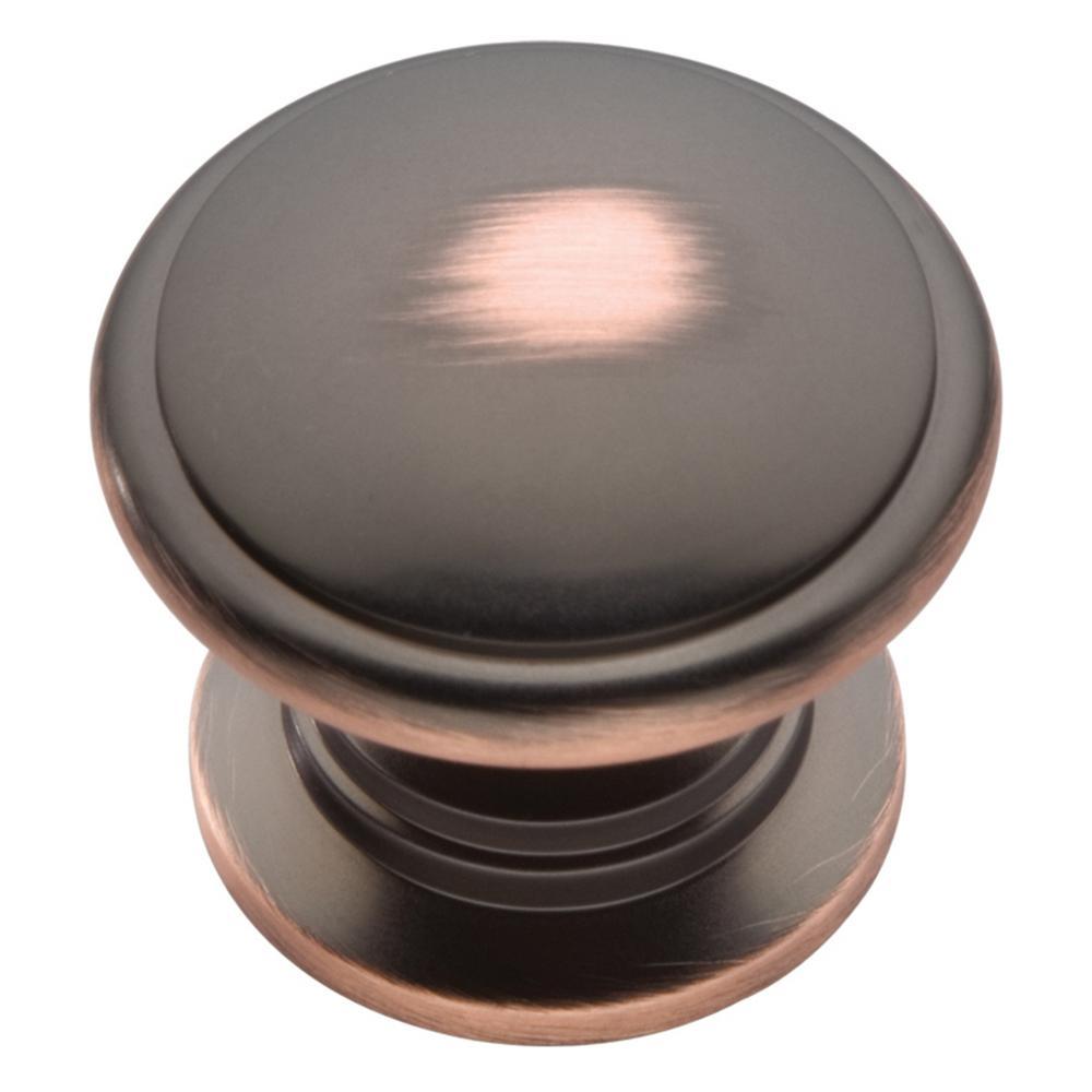 Williamsburg 1.25 in. Satin Nickel Cabinet Hardware Cabinet Knob - Super Arbor