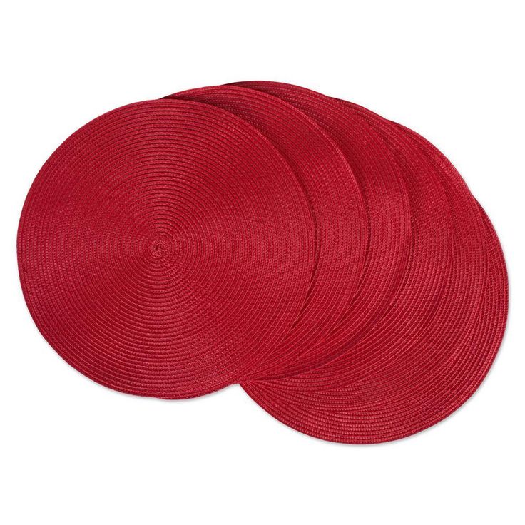 Aqua Round Woven Placemat (Set of 6)