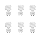 Philips 100-Watt Equivalent Spiral CFL Light Bulb, Daylight 5000K, GU24 Base (6-Pack)