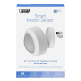 Feit Electric Rechargeable Battery-Powered Wi-Fi Smart Wireless Motion Sensor Alarm, Easy Setup - No Hub Required, White (12-Pack)