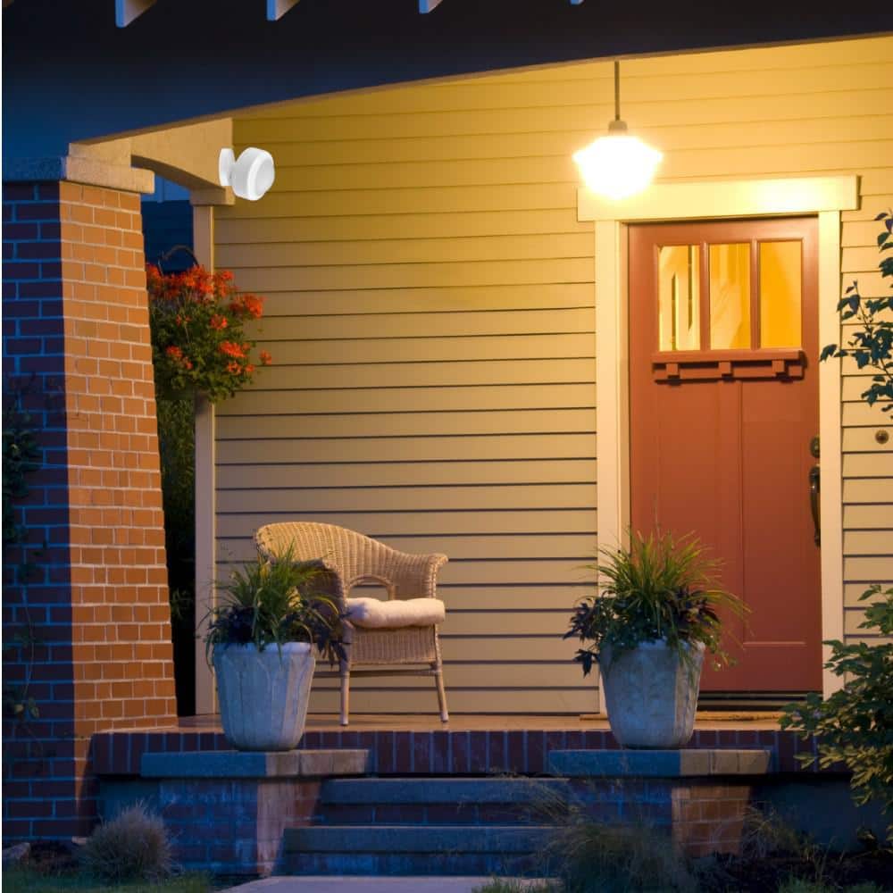 Feit Electric Rechargeable Battery-Powered Wi-Fi Smart Wireless Motion Sensor Alarm, Easy Setup - No Hub Required, White (3-Pack)