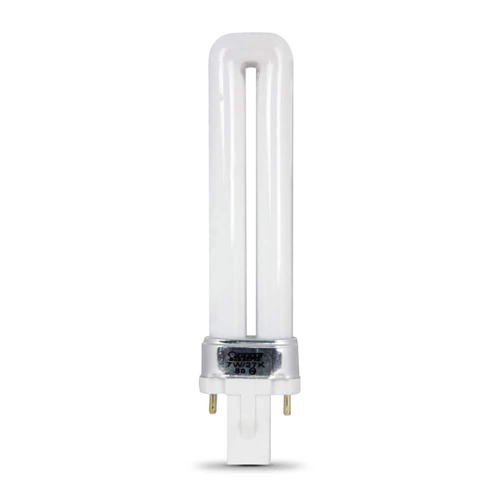Philips 13-Watt Soft White (2700K) PL-C 2-Pin GX23-2 Energy Saver Compact Fluorescent Non-Integrated Light Bulb