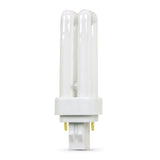 13W Equiv PL CFLNI Quad Tube 2-Pin Plug-in GX23-2 Base Compact Fluorescent CFL Light Bulb, Cool White 4100K (6-Pack)