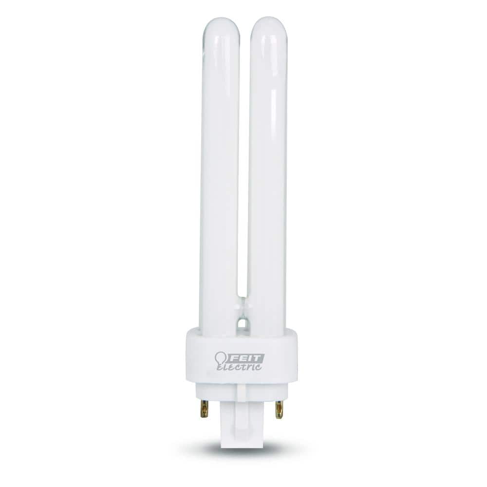 Feit Electric 13-Watt Equivalent PL CFLNI Quad Tube, 4-Pin G24Q-1 Base CFL Light Bulb, Cool White 4100K (1-Pack)