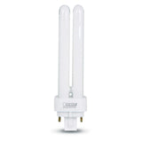 Feit Electric 13-Watt Equivalent PL CFLNI Quad Tube, 4-Pin G24Q-1 Base CFL Light Bulb, Cool White 4100K (1-Pack)