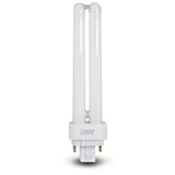 18W Equiv PL CFLNI Quad Tube 4-Pin Plug-in G24Q-2 Base Compact Fluorescent CFL Light Bulb, Soft White 2700K (6-Pack)