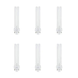 Philips 26W Equiv PL CFLNI Quad Tube 4-Pin Plug-in G24Q-3 Base CFL Light Bulbs, Cool White 4100K (6-Pack)