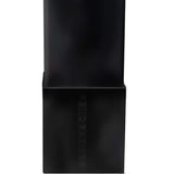 Fence Armor 2 in. L x 2 in. W x 3 in. H Black Ornamental Fence Post Guard