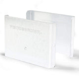 Fence Armor 4 in. L x 1/4 ft. H x 1/2 in. D White Demi Fence Post Guard for Wood or Vinyl