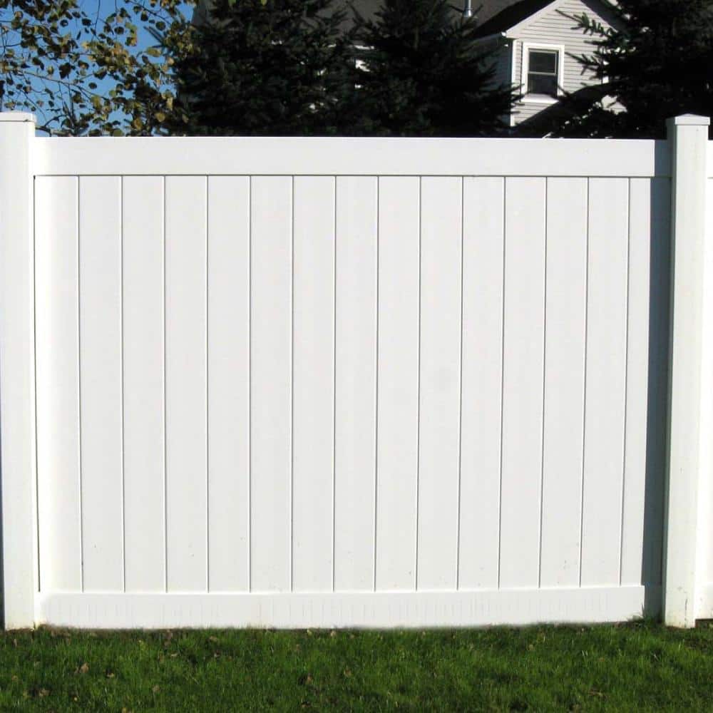 Fence Armor White Demi Fence Post Guard 3.5 in. L x 3 in. H x .5 in. D for Wood