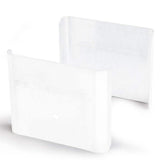 Fence Armor White Demi Fence Post Guard 3.5 in. L x 3 in. H x .5 in. D for Wood