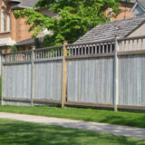 Fence Armor Galvanized Steel Fence Post Guard 3.5 in. L x 3.5 in. W x 3 in. H for Wood