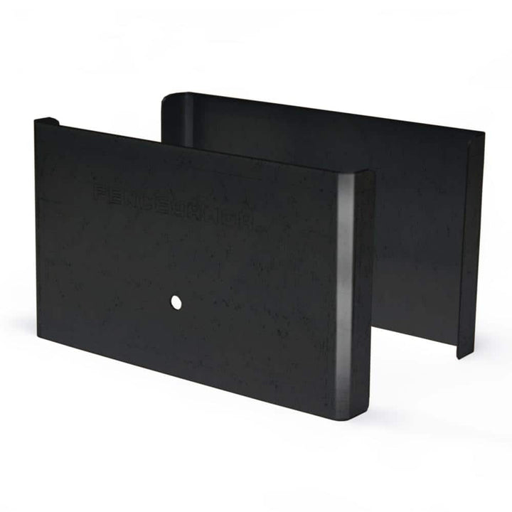 Fence Armor 5 in. L x 1/4 ft. H x 1/2 in. D Black Demi Fence Post Guard for Wood or Vinyl