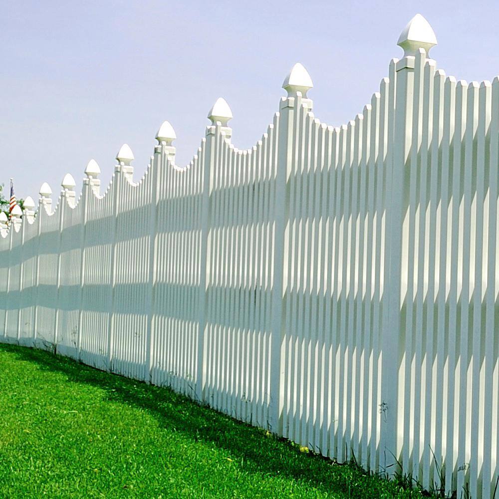 Fence Armor 5 in. L x 1/4 ft. H x 1/2 in. D White Demi Fence Post Guard for Wood or Vinyl