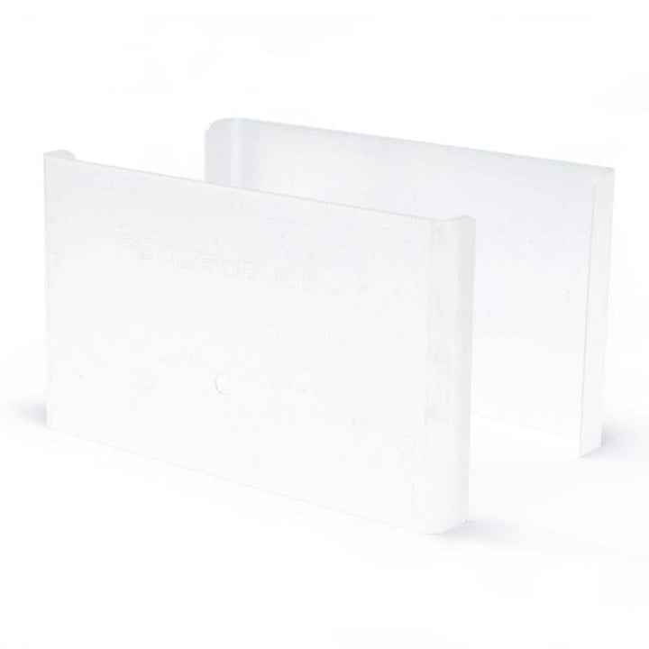 Fence Armor 5 in. L x 1/4 ft. H x 1/2 in. D White Demi Fence Post Guard for Wood or Vinyl