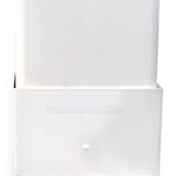 Fence Armor 6 in. L x 1/4 ft. H x 1/2 in. D White Demi Fence Post Guard for Wood or Vinyl
