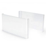 Fence Armor White Demi Fence Post Guard 5.5 in. L x 3 in. H x .5 in D for Wood