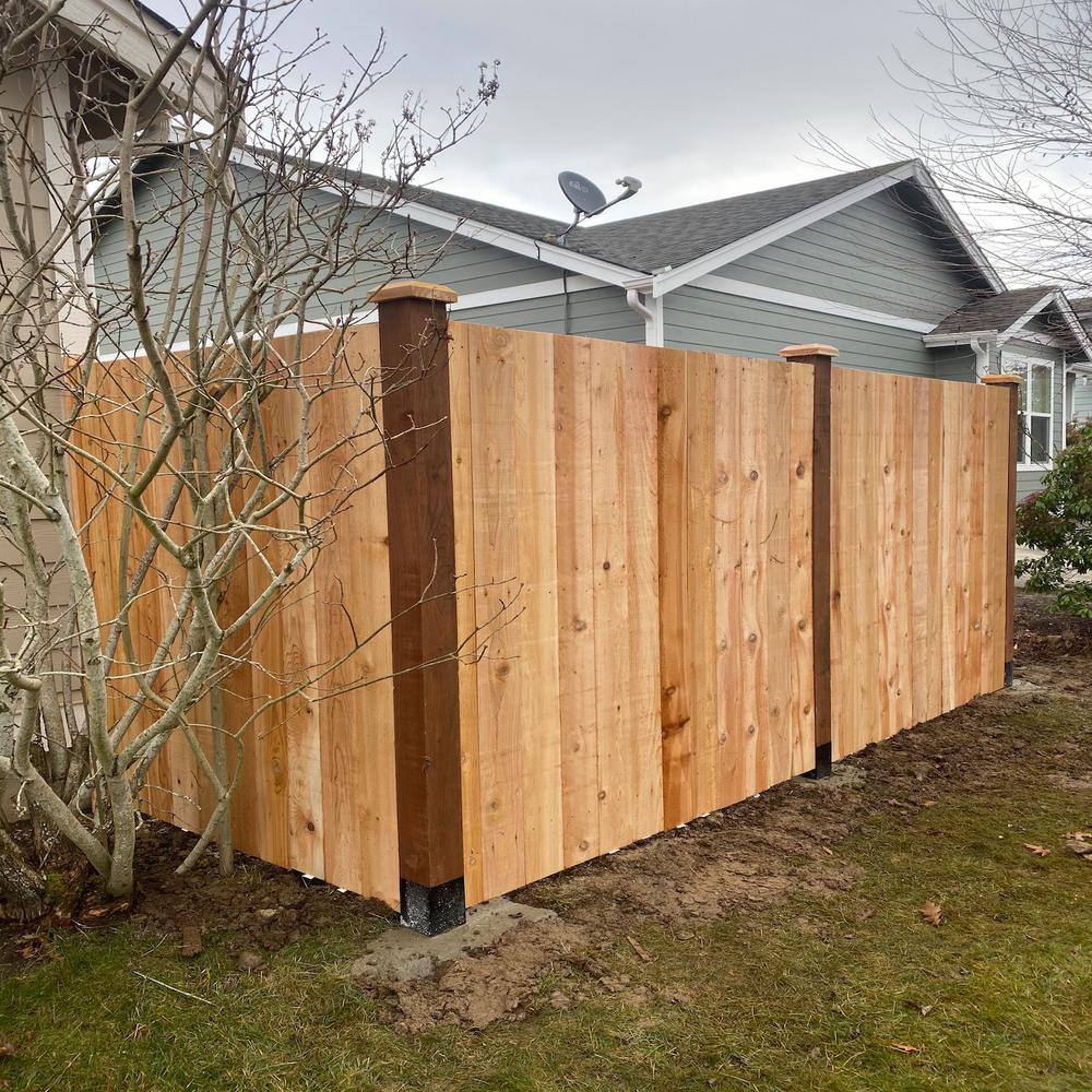 Fence Armor 5.5 in. x 5.5 in. x 1/2 ft. H Powder Coated White - Galvanized Steel Pro Series Mailbox and Fence Post Guard