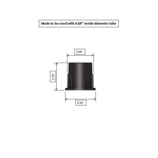 FENCE & DECK RITE 3/4 in. O.D. Baluster Connectors for Metal Balusters (500-Pieces)