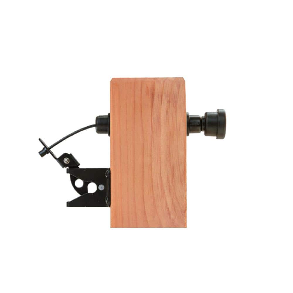 Black Plastic Gate Latch Pull