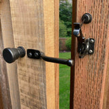 Black All-In-One Two Sided Gate Latch