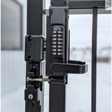 GL2 Jet Black/Marine Grade Double Combination Mechanical Surface Mount Gate Lock