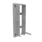 Woodgrain Gray Vinyl Fence Transition Fence Post Bracket