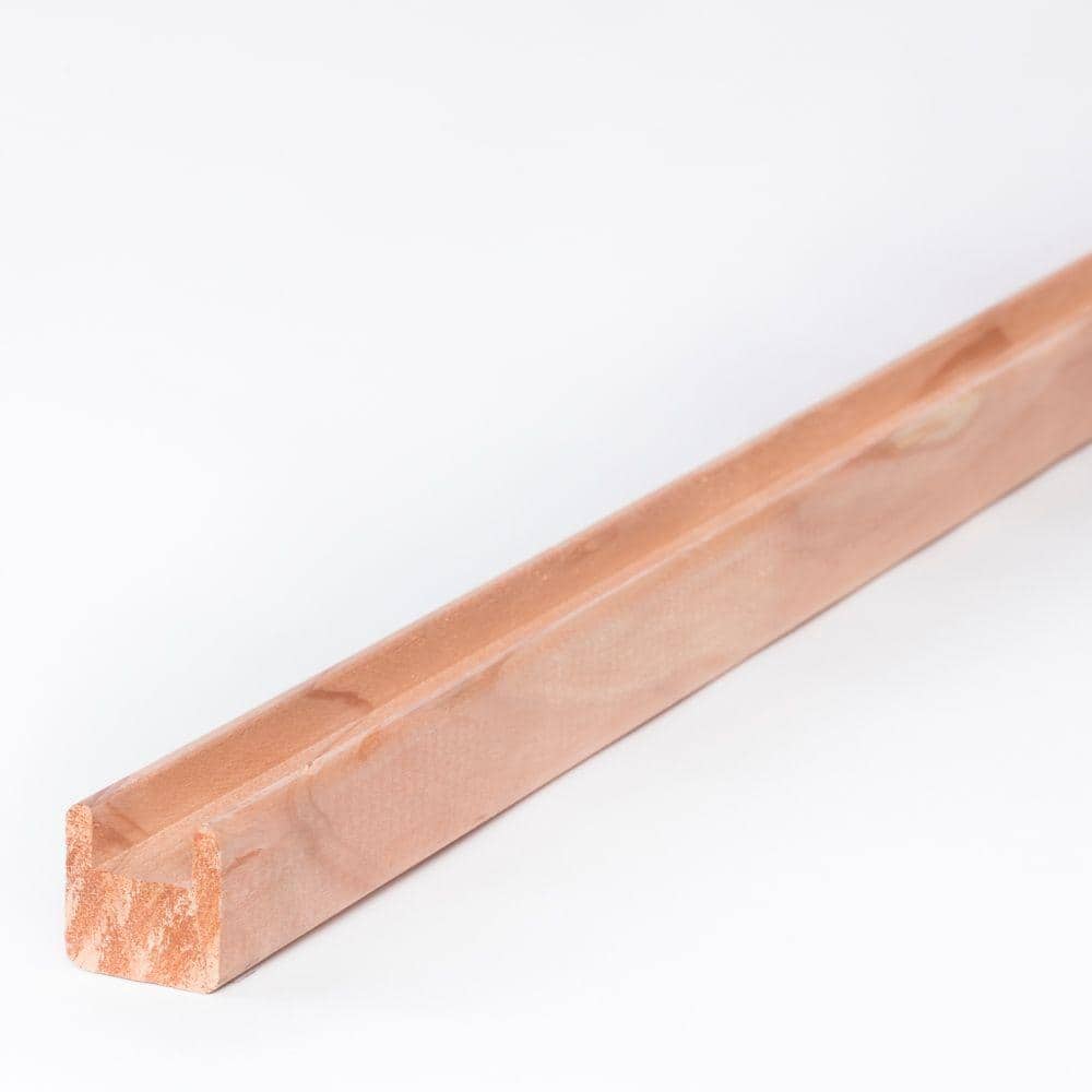 1-1/2 in. x 1-1/2 in. x 8 ft. Redwood Lattice Cap
