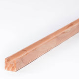 1-1/2 in. x 1-1/2 in. x 8 ft. Redwood Lattice Cap