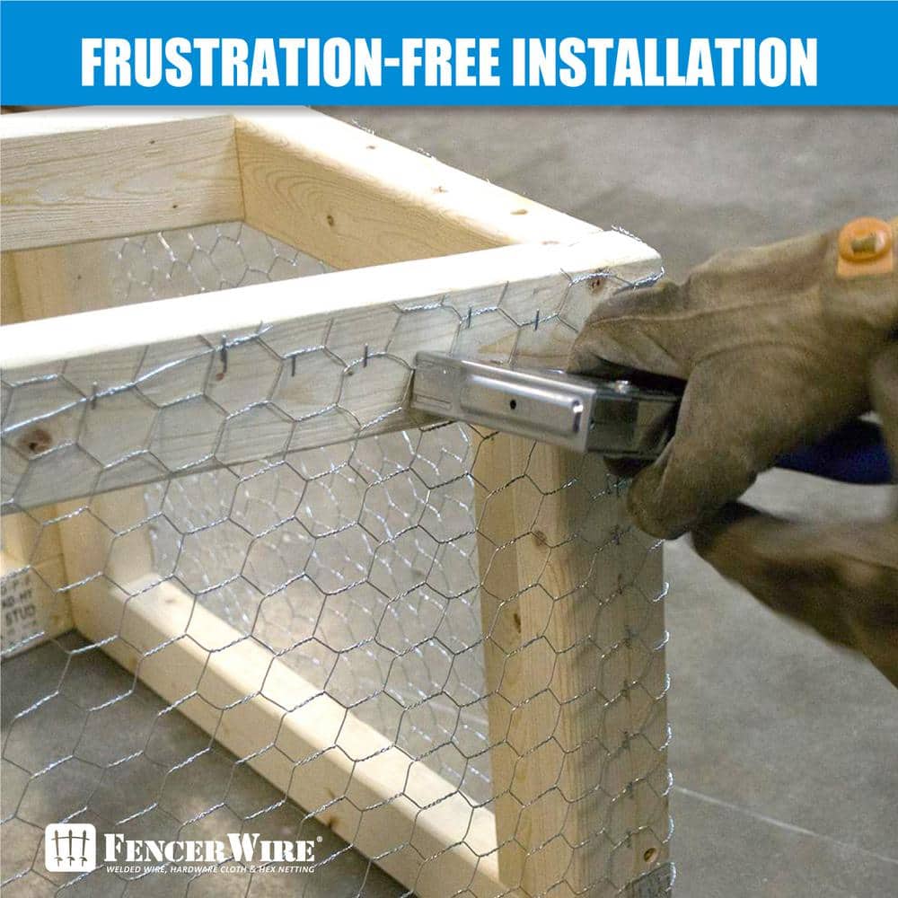 Fencer Wire 3 ft. x 150 ft. 20-Gauge Poultry Netting with 1 in. Mesh