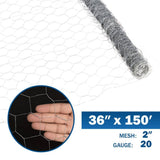 Fencer Wire 3 ft. x 150 ft. 20-Gauge Poultry Netting with 2 in. Mesh