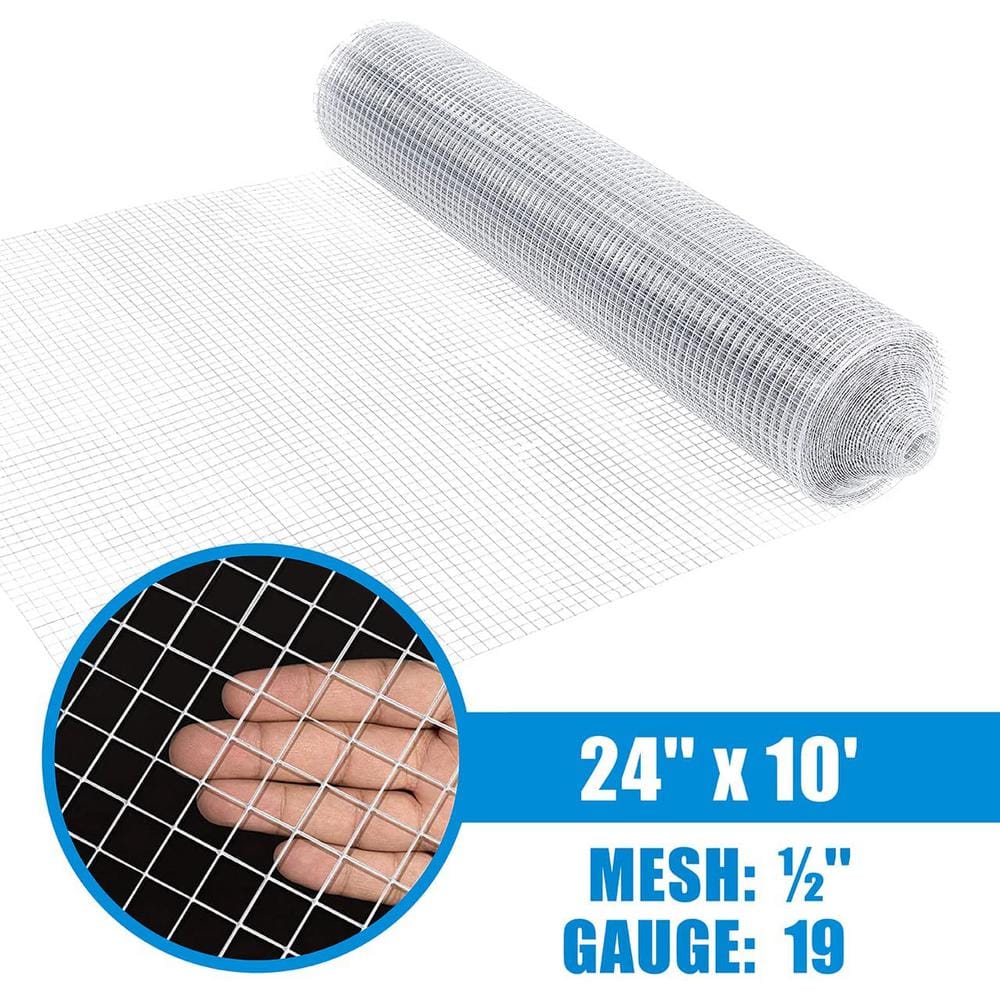 Fencer Wire 1/2 in. x 2 ft. x 10 ft. 19-Gauge Hardware Cloth