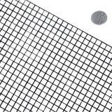 Fencer Wire 2 ft. x 50 ft. 16-Gauge Black PVC Coated Welded Wire Fence with 1/2 in. x 1/2 in. Mesh