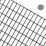 Fencer Wire 3 ft. x 50 ft. 16-Gauge Black PVC Coated Welded Wire Fence with Mesh Size 1/2 in. x 1 in.
