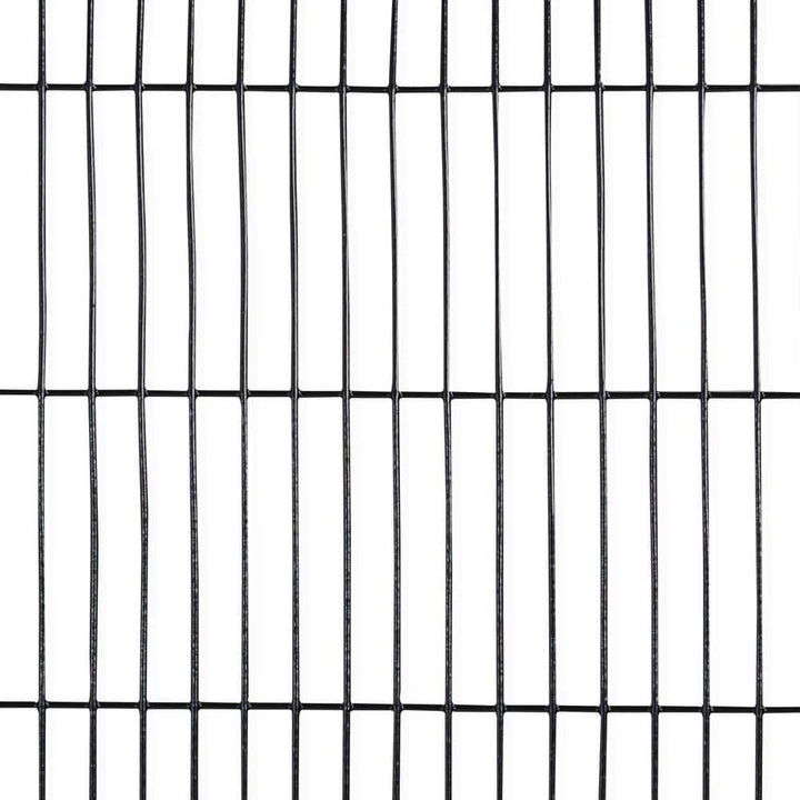Fencer Wire 4 ft. x 50 ft. 16-Gauge Black PVC Coated Welded Wire Fence with Mesh Size 1/2 in. x 3 in.