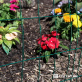 Fencer Wire 2 ft. x 25 ft. 16-Gauge Green PVC Coated Welded Wire Fence with Mesh Size 3 in. x 2 in.